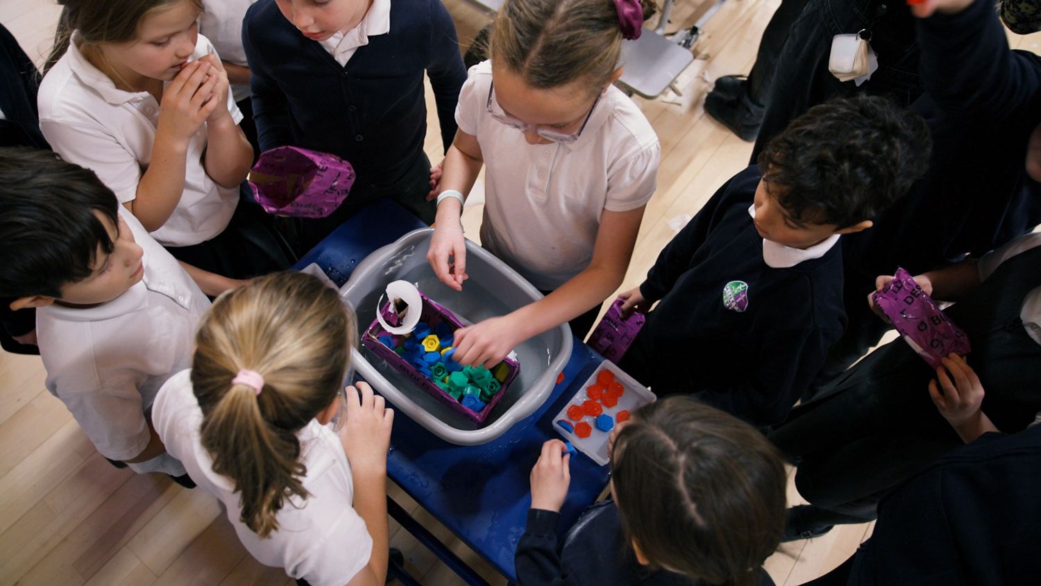 Four models wearing clothes from SS23 week